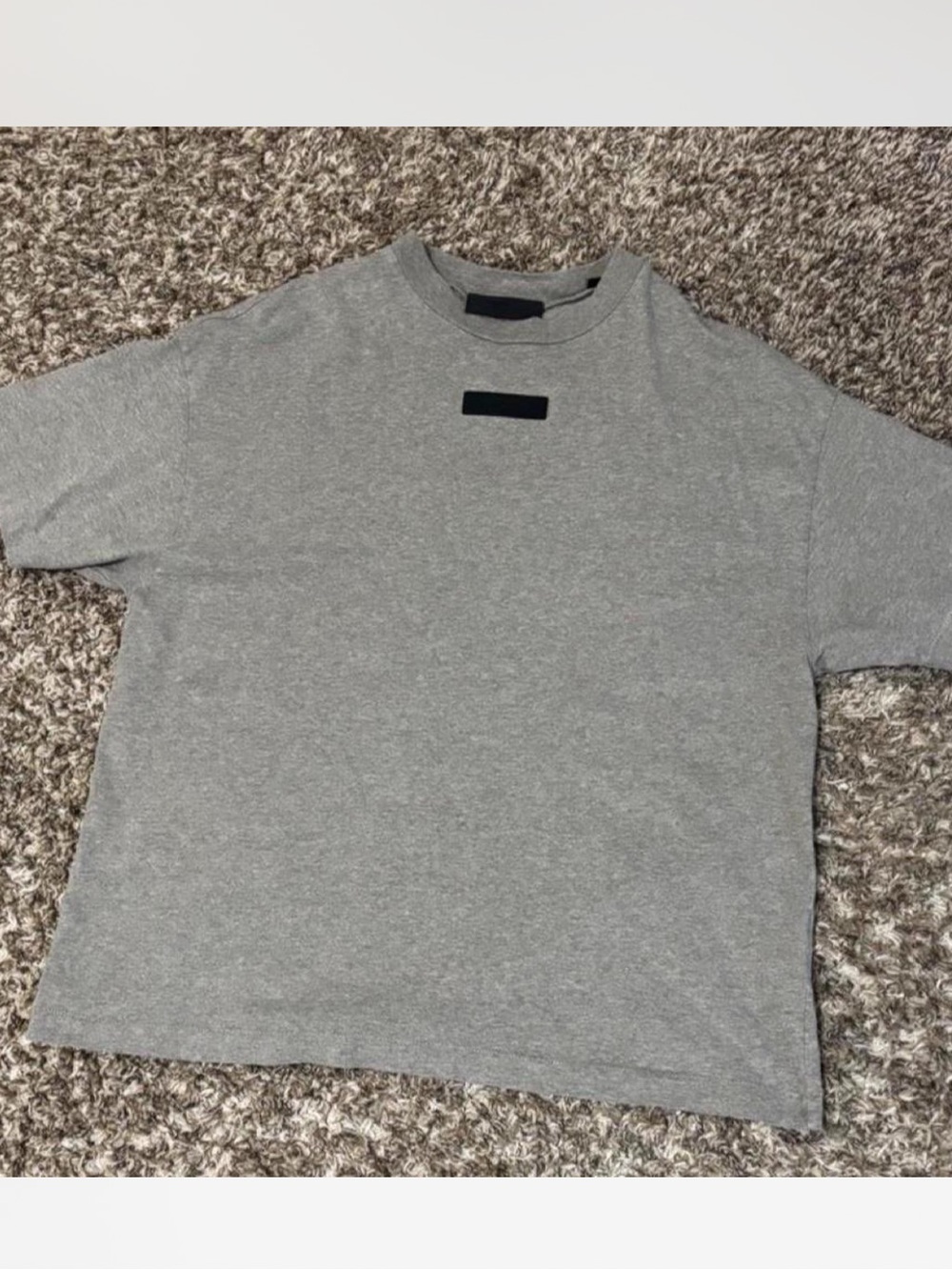 Fear of God Heather Gray Short-Sleeve Crewneck Tee